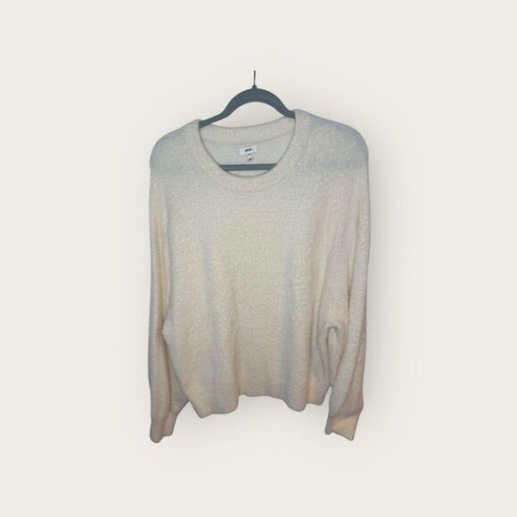Aerie Flurry Crewneck Sweater in Vintage Vanilla Size Medium - Picture 4 of 8